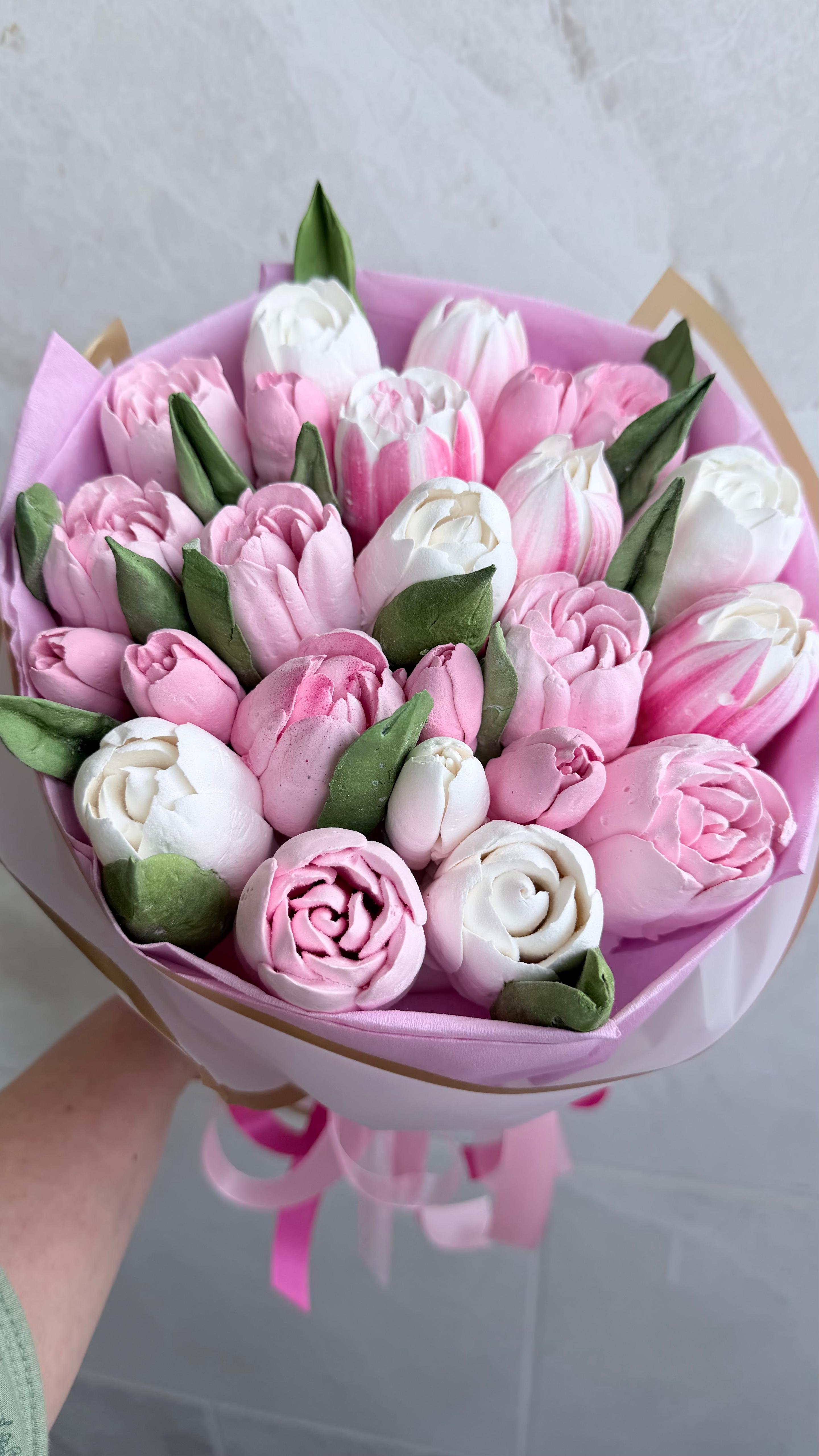 Зефирный букет в руках, север Израиля